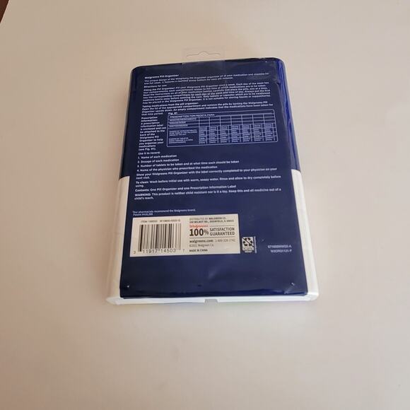 Walgreens Pill Organizer 7 Day 28 Compartments Medium Medication SEALED NEW - Picture 5 of 6